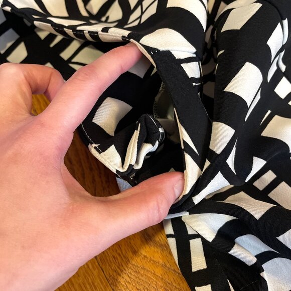 ALYX Plus Size White Black Stripe Windowpane Sleeveless Sheath Dress ALTERED 20W - Picture 15 of 16